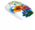 SmartBuy SBM-327AG-FL-FC Flowers Full-Color Print White USB
