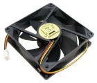 Gembird FANCASE, 80x80x25, 3 pin, 2600 rpm, 27 dBA, 20 CFM, втулка (sleeve)
