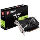 MSI GeForce GT1030 Aero ITX 2GD4 OC 2GB 64bit GDDR4 (1189-1430/2100) SL-DVI-D/HDMI, TPD 20W (GT 1030 AERO ITX 2GD4 OC)