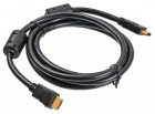 Buro HDMI m/HDMI m 1.8м. феррит.кольца черный HDMI-19M/19M-1.8M-MG (817219)