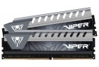 16Gb (2x8GB) DDR4-2666MHz PC4-21300 Patriot Viper4 Elite CL16 Grey PVE416G266C6KGY