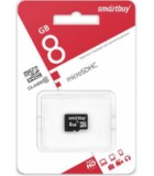 8Гб Smartbuy microSDHC 8Gb Class 10 без адаптера (SB8GBSDCL10-00)