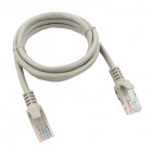 Gembird/Cablexpert, UTP-RJ-45, 1,5 м, 5E, омеднённый алюминий (PP12-1.5M) серый