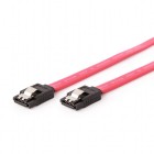 Cablexpert CC-SATAM-DATA-0.3M, 30см, SATAIII, 7pin/ 7pin, защелка, пакет
