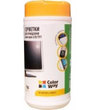 Чистящие салфетки для LCD и TFT 100шт Color Way CW-1071