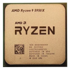 AMD Ryzen 9 5950X Socket AM4, 3.4-4.9GHz, Vermeer, 16 ядер/ 32 потока, L3: 64Мбайт, 7nm, 105 Вт OEM (100-000000059)