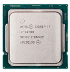Intel Core i7-10700 Tray [2,90 ГГц/ 4,80 ГГц, 8 ядер, Intel HD Graphics 630(1200МГц), Comet Lake, 65Вт] CM8070104282327