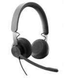 Logitech Headset Zone Wired Teams Graphite (981-000870) графит
