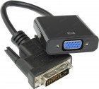 Gembird/ Cablexpert Переходник DVI - VGA 0,2м, черный (A-DVID-VGAF-01) пакет