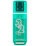 32GB SmartBuy Glossy series зеленый USB2.0 (SB32GBGS-G)