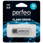 16GB Perfeo USB 3.0 C14 Silver metal series (PF-C14B016ES)