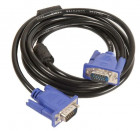 Gembird/ Cablexpert VGA 1.8м черный, экран, феррит. кольца, пакет (CC-PVGA-6)