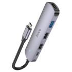 HOCO HB27 multi-function converter (Серый) HDTV + USB3.0 + USB2.0*2 + PD