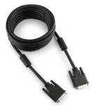 Gembird/Cablexpert DVI-D 3м черный, экран, феррит. кольца, пакет (CC-DVI2-BK-10)
