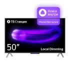 Яндекс ТВ Станция с Алисой 50", черный (YNDX-00092)