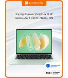Huawei MateBook 14 FlemingH (53014APS) 14", IPS, Intel Core Ultra 5 125H 1.2ГГц, 14 ядер, 16ГБ 1ТБ SSD, Intel Arc, Win11 Home, зеленый