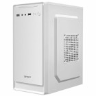 Ginzzu B185 White mATX,2xUSB2.0, белый,w/o PSU, w/o fan