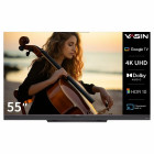 Yasin 55Q7A 4K SmartTV Android саундбар
