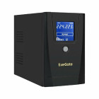 ExeGate Power Smart ULB-650.LCD.AVR.1SH.2C13 650VA/360W, LCD, AVR,1*Schuko+2*C13, металлический корпус, черный, EX292769RUS