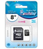 SmartBuy microSDHC 8GB Class 10 + SD adapter (SB8GBSDHCCL10)