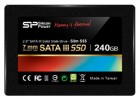 240Gb SATAIII Silicon Power Slim S55, Box (SP240GBSS3S55S25) (7mm, Phison PS3108, R/W: up to 556/480MB/s, Write 4KB (макс): 80.000 IOPS)