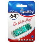 SmartBuy Glossy series 64GB зеленый (SB64GBGS-G)