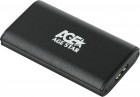 AgeStar 3UBMS1 mSATA USB 3.0 пластик/алюминий черный (3UBMS1)