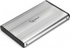Gembird EE2-U2S-5-S USB 2.0, Серебристый