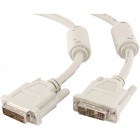 Cablexpert DVI-D single link CC-DVI-15, 19M/19M, 4.5м, серый, экран, феррит.кольца, пакет