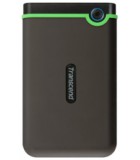 1.0TB USB3.0 Transcend StoreJet 25M3S Slim, прорезиненный, стальной серый (TS1TSJ25M3S) военный стандарт MIL-STD-810F 516.5