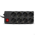 Sven Optima Pro, 1.8м., 8 розеток, черный (SV-013677)