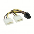 Gembird/Cablexpert CC-PSU-6 2x4pin Molex - 6pin video для питания в/к